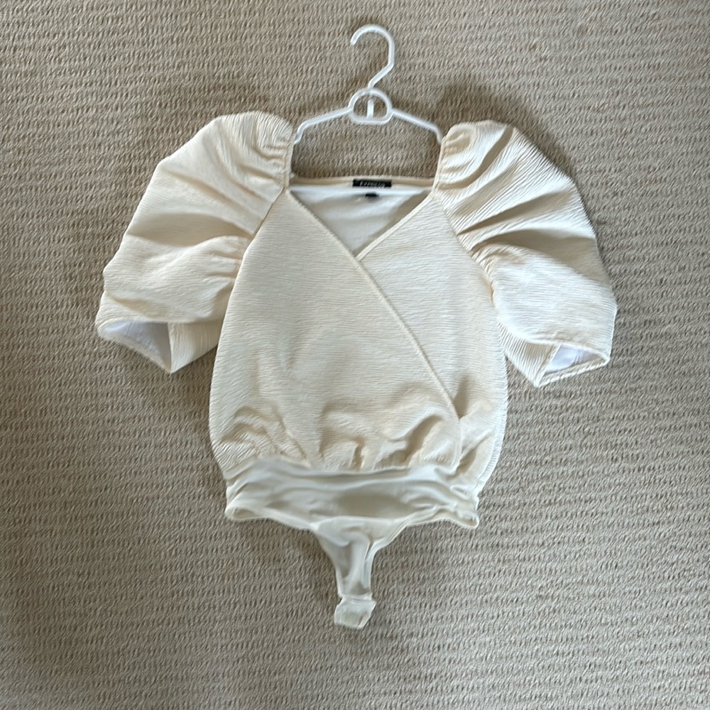 Faux wrap bodysuit
